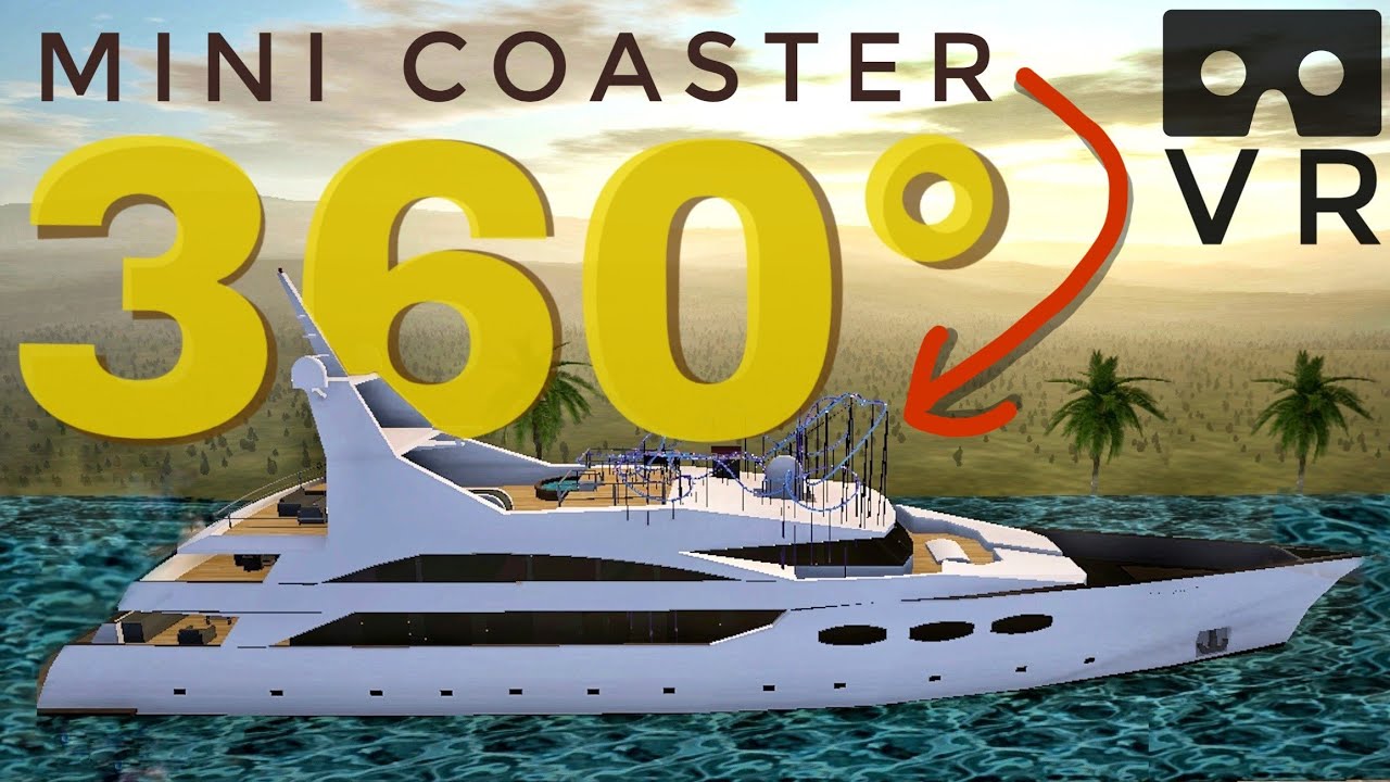 360° Rollercoaster on a Yacht [POV VR immersive ride] - YouTube