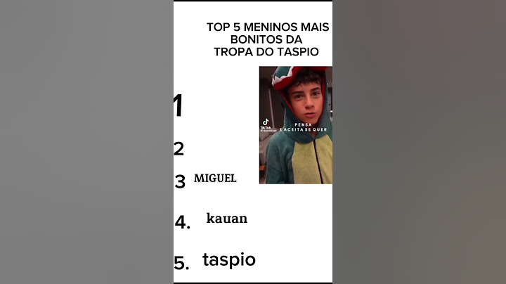 TOP 5 MENINOS MAIA BONITOS DA TROPA DO TASPIO #crias #edits FIM👑