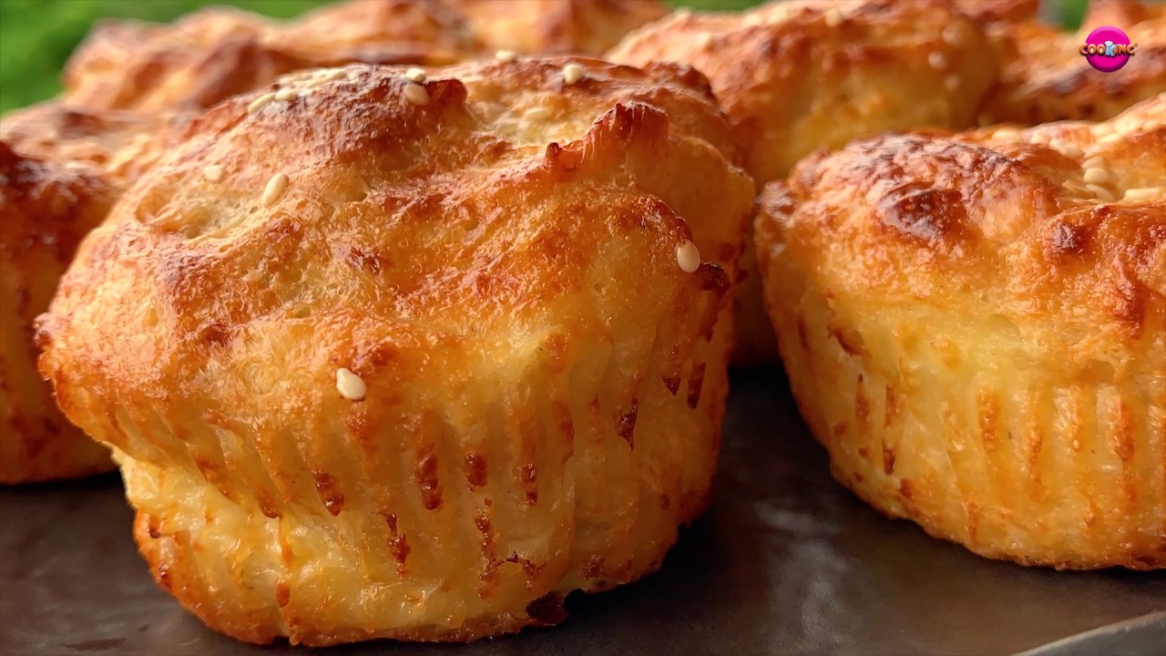 Pita Mafini - Pita sa sirom - Phyllo Dough Muffins - CooKing Recpti