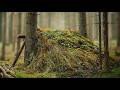Building a Survival Shelter For Winter - 3 Days