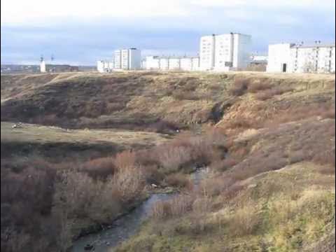 Овраг Воркута зима