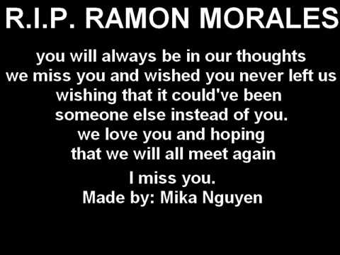 RIP Ramon Morales