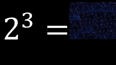 2 exponent 3 , number raised to the power, number above the number
