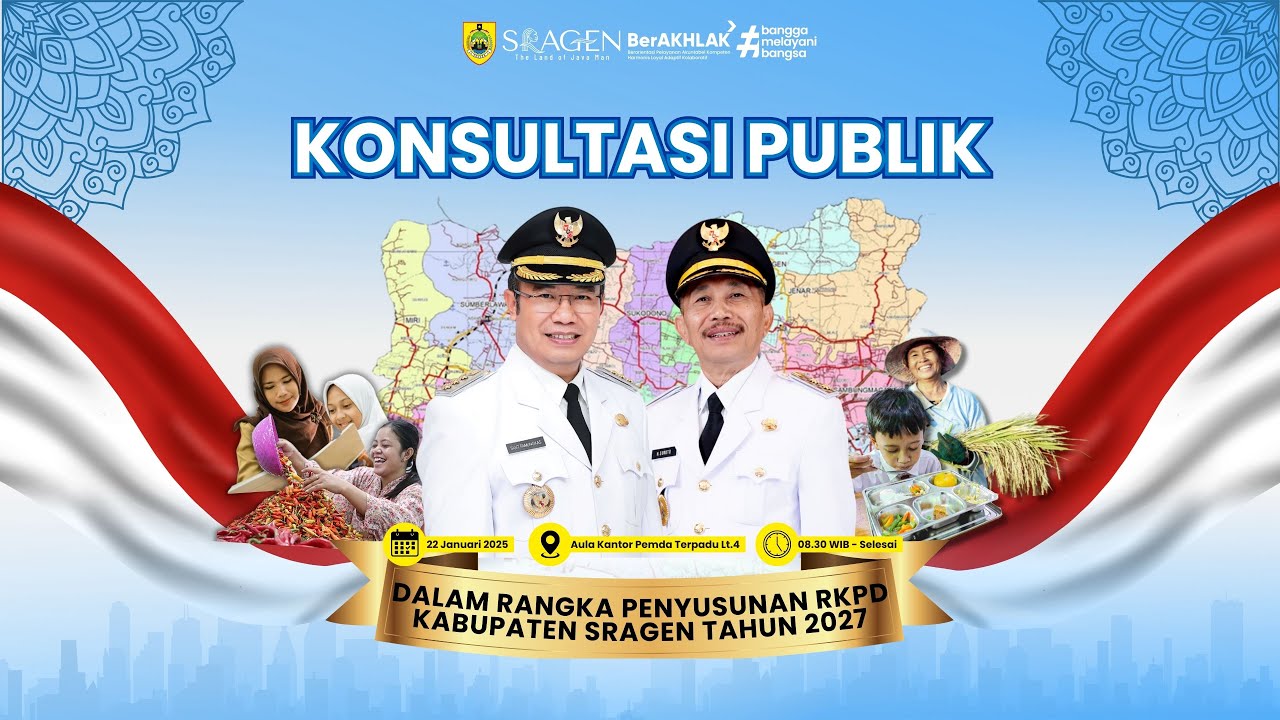 KONSULTASI PUBLIK RANCANGAN AWAL RKPD SRAGEN TAHUN 2027