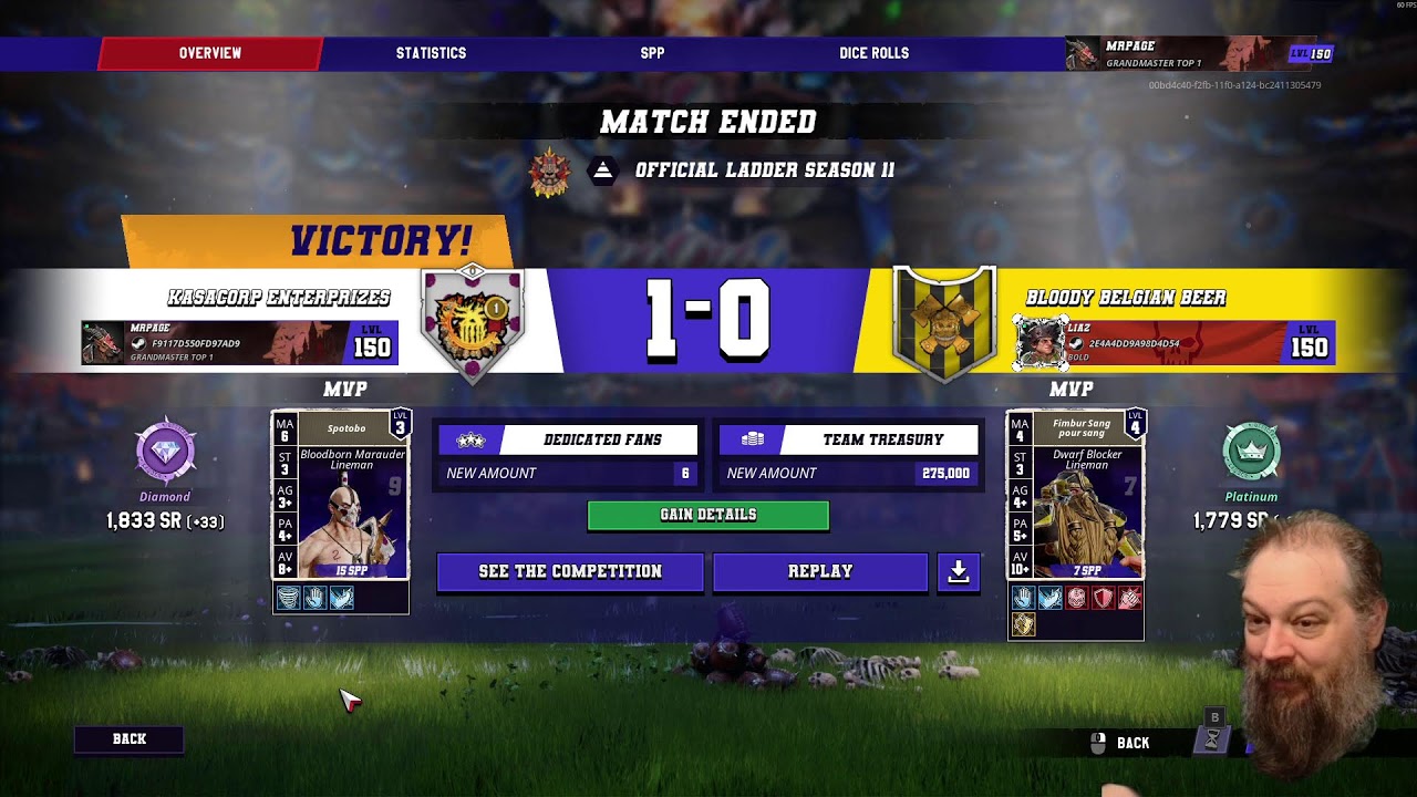 🩸🏈BLOOD BOWL 3 🩸🏈#1 RANKED BLOOD BOWL PLAYER💪🩸🏈Super League VS. PurpleChest then LADDER