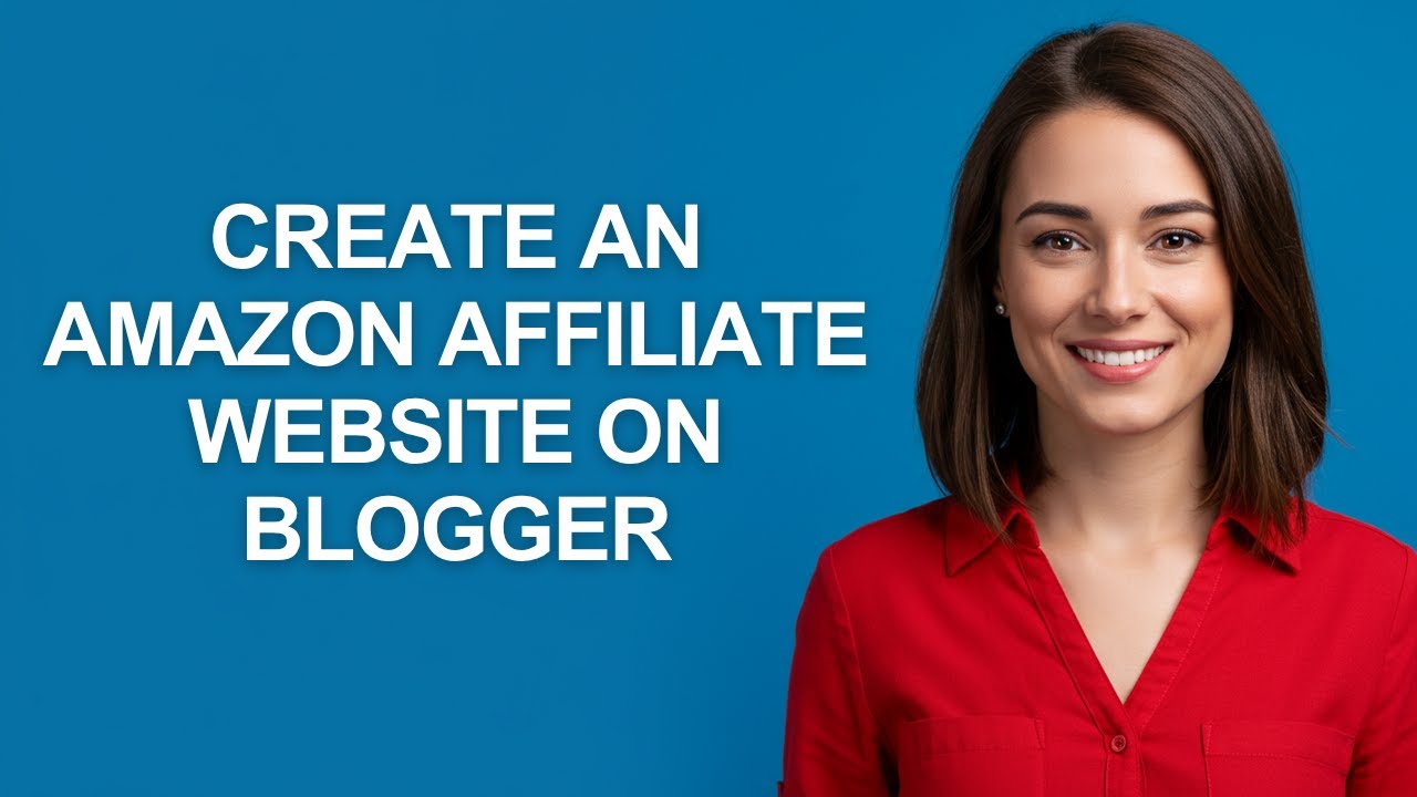 Create An Amazon Affiliate Website On Blogger - AshleyHowTo