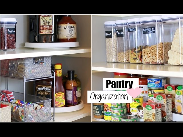 EASY PANTRY ORGANIZATION - Allie Wears