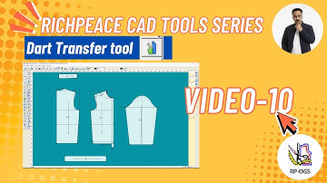 How to Use Dart Transfer tool | Richpeace CAD Tools Series VIDEO-10