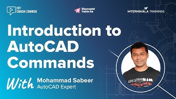 Autocad Commands List with Examples - Internshala Crash Course
