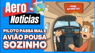 PILOTO PASSA MAL E AVIÃO POUSA SOZINHO