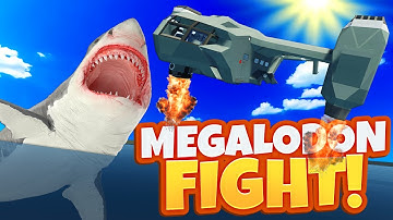 This VTOL vs The Megalodon – Who Wins?! (Stormworks Multiplayer)