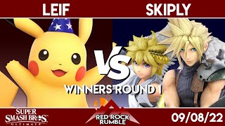 Red Rock Rumble #144 - Leif (Pikachu) VS. Skiply (Pit, Cloud) - Winners Round 1 - Smash Ultimate