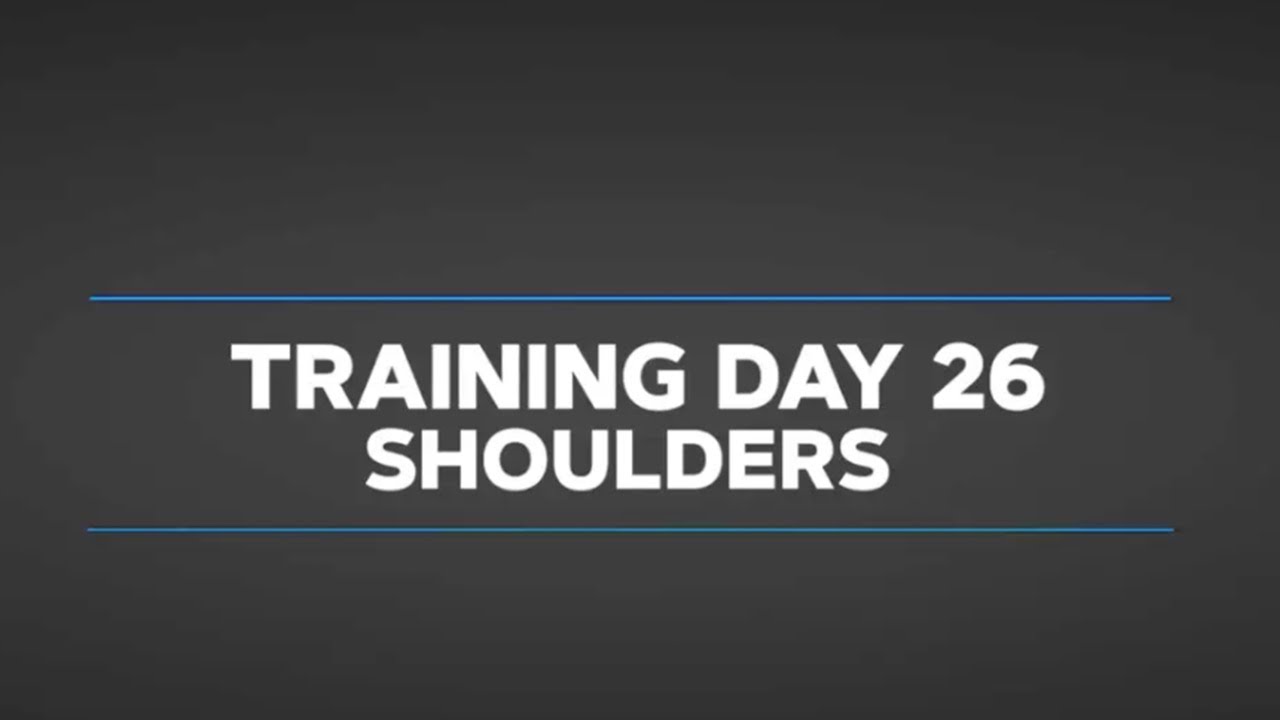 Gethin's Beginner Daily Video Trainer: Day 26 Shoulders - YouTube