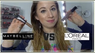 MAYBELLINE TATTOO STUDIO BROW GEL VS L'OREAL UNBELIEVA-BROW