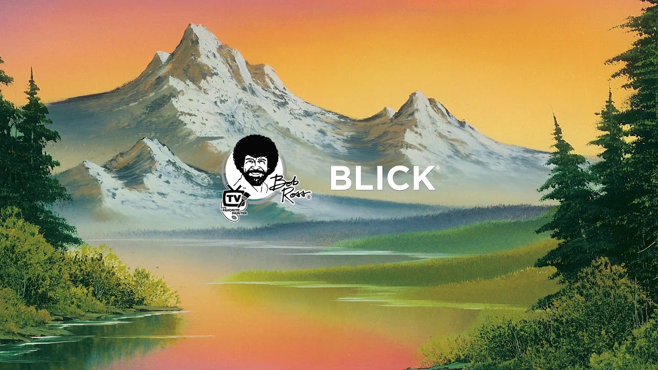 Bob Ross Basic Painting Set Broad Canvas