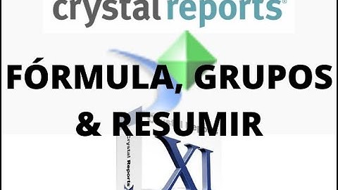 Fórmulas, criação de grupos, resumir e um pouco de formatação em CRYSTAL REPORTS.
