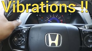 2012 civic vibrations in cabin