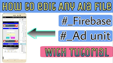 Learn - How to Edit Any aia file and Change Your Information