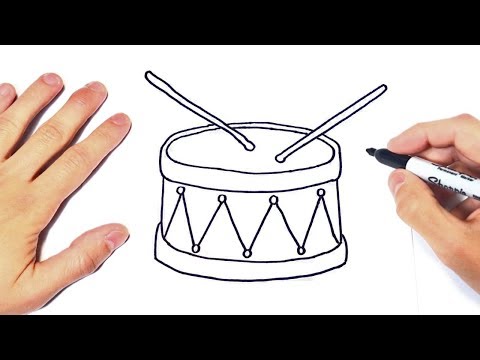 Video: Cómo Dibujar Un Tambor