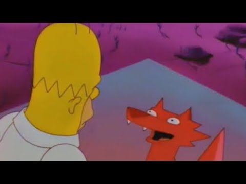 Homer Meets Space Coyote - The Simpsons
