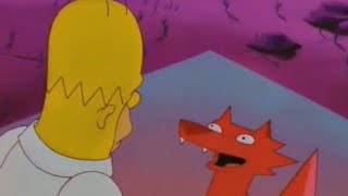 Homer Meets Space Coyote - The Simpsons