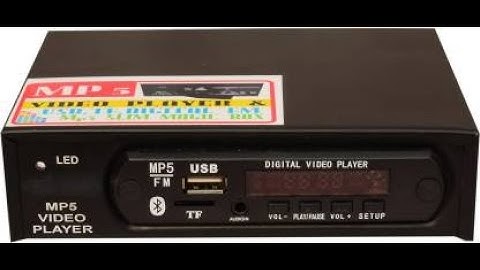 diy usb mp5 hd video player making for old crt tv | Electro Bhai |