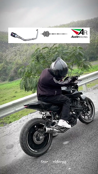 MT-15 exhaust test 💀 #bickelover