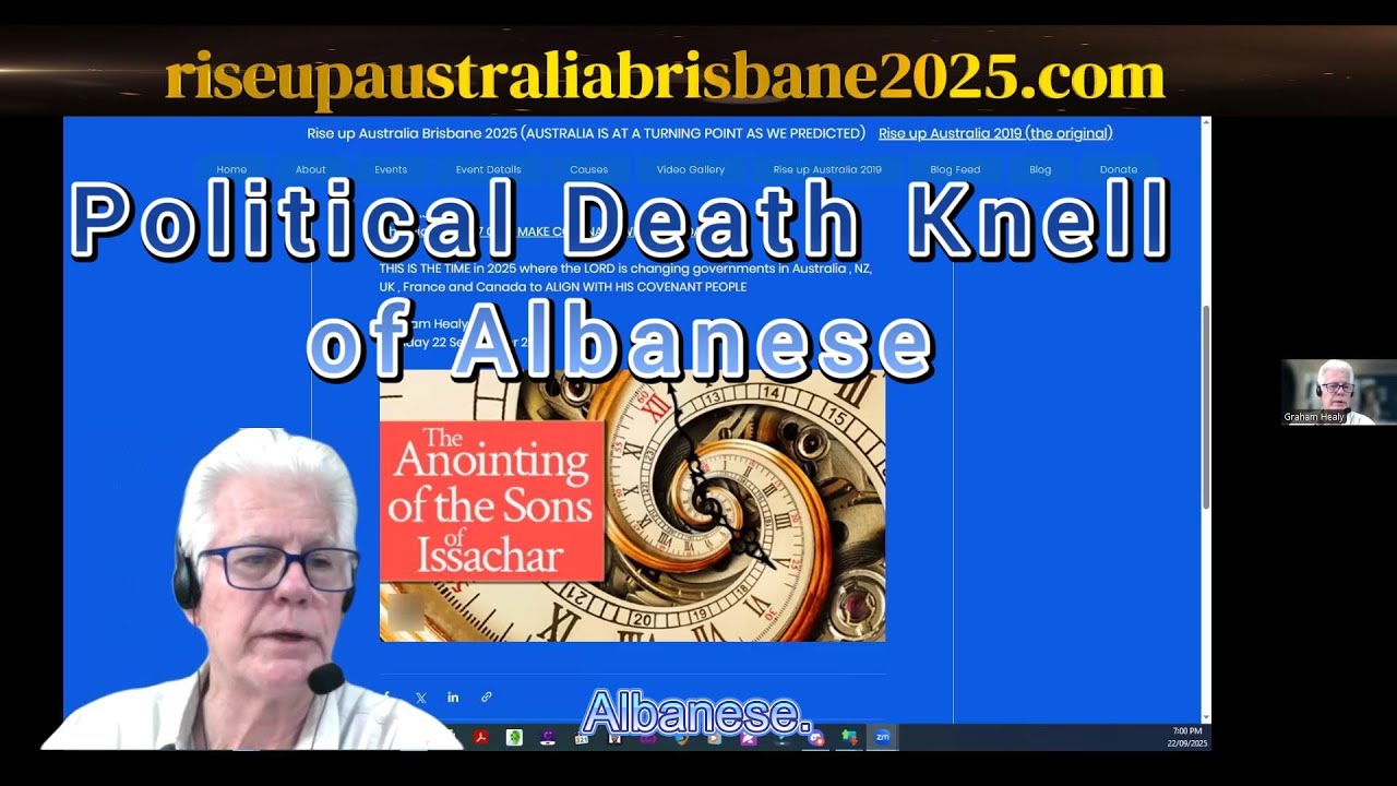 The Anointing of the Sons of Issachar (political Death Knell of Albanese)