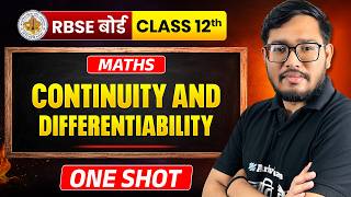 RBSE Class 12 Maths Chapter 5 | Continuity and Differentiability One Shot English Medium