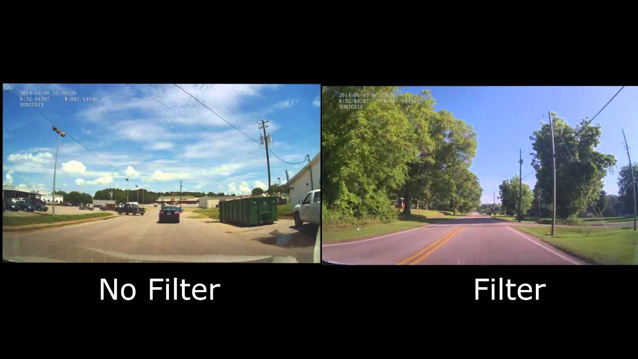 mini 0801 dash cam polarized filter youtube