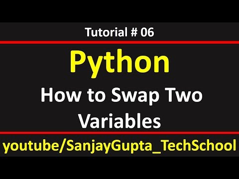 06 Python | How to swap values of two variables in python | by Sanjay Gupta