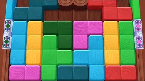 Wood Away Block Jam Level 62 Game Walkthrough Solution