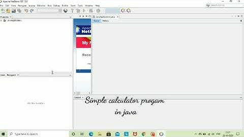 Simple calculator program in java using NetBeans use code on description subtitles also dont miss it