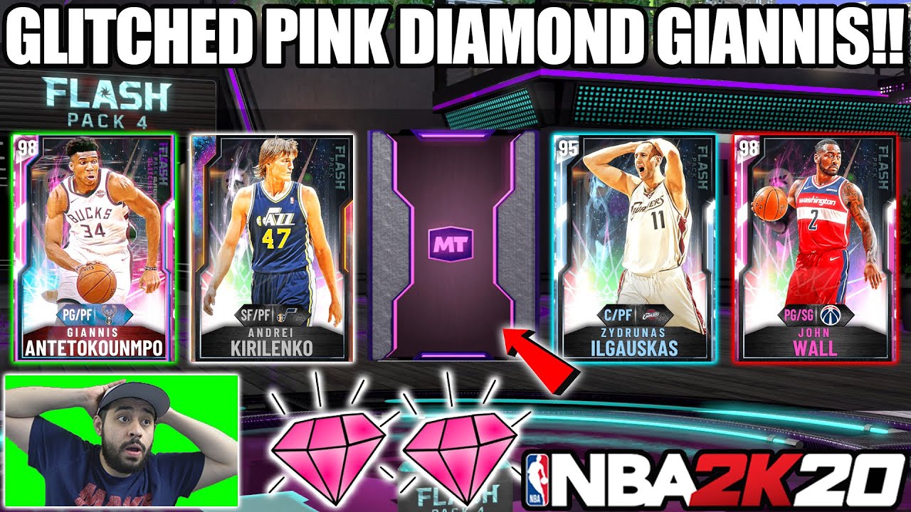 NEW FLASH PACKS WITH GLITCHED PINK DIAMOND GIANNIS AND WE NEED HIM IN NBA 2K20 MYTEAM PACK OPENING