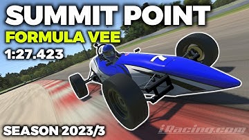 iRacing Summit Point Raceway Formula Vee - Guide Lap + Hot Lap + Setup + blap file - 1:27,423