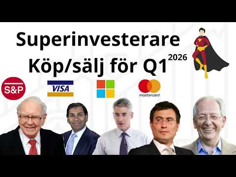 Vad köper Superinvesterarna 2026? (Buffett, Ackman & Chris hohn)