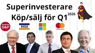 Vad köper Superinvesterarna 2026? (Buffett, Ackman & Chris hohn)