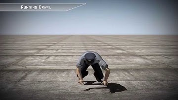 Running Crawl - 3d Motion Capture FBX