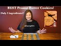 Best 3 Ingredient Peanut Butter Cookies!!
