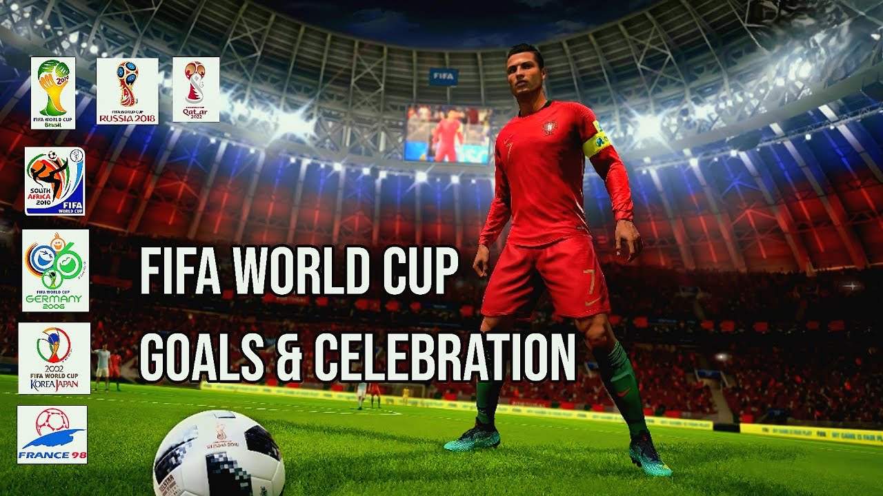 Goals Celebration FIFA World Cup Game 1998 2002 2006 2010 2014