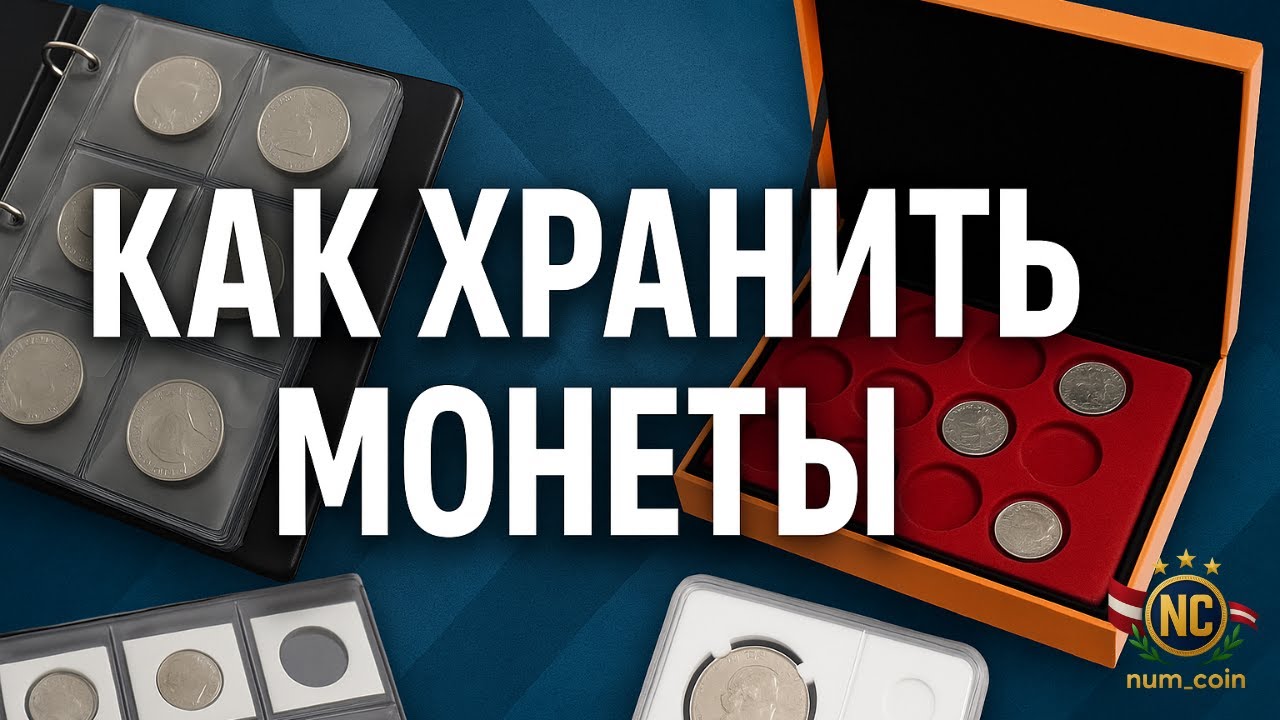 Справочник Нумизмата 📚 - Как ХРАНИТЬ монеты? 🤔