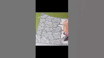 #169 Easy Zentangle patterns for beginners  #art #doodle #drawing