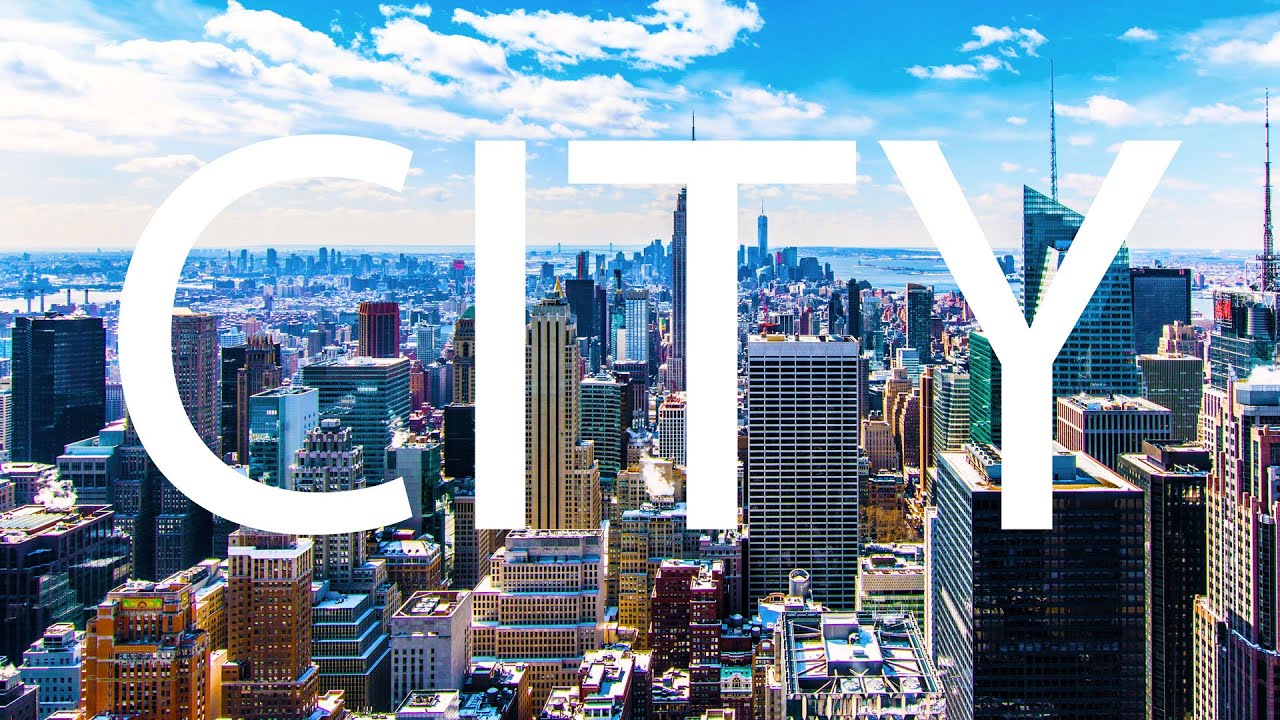 Городская музыка • Учебная музыка в стиле эмбиент с фоновым видео города