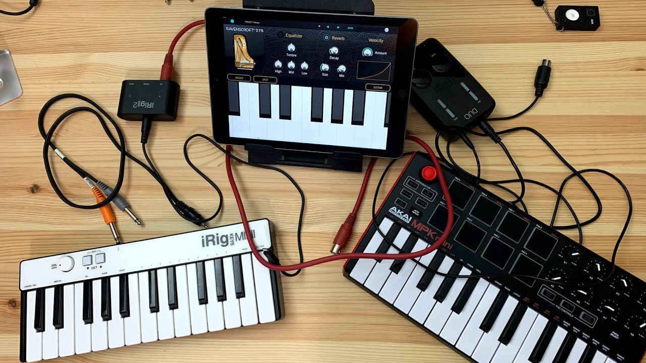 How To Connect Your Midi Keyboard To Your Ipad Or Iphone Youtube