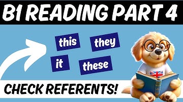 Cambridge B1 (PET) Reading Exam Part 4: TOP TIPS