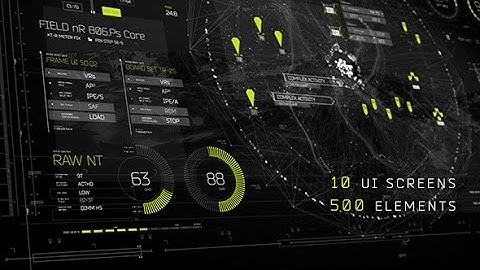After Effects Template: HUD Rise UI [500+]