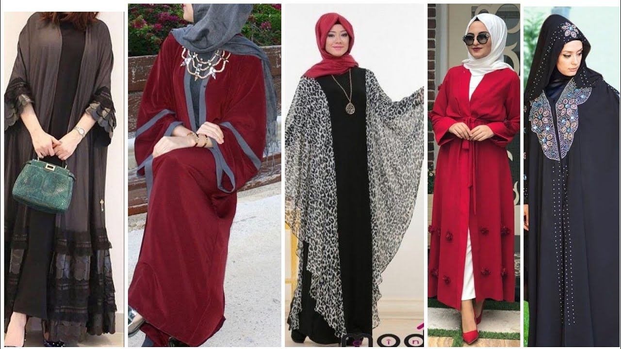 Muslim dress & stylish designer abaya hijab designs - YouTube
