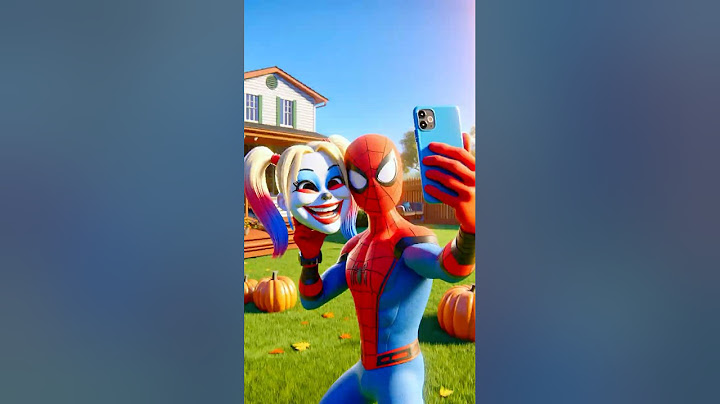 Who’s Hiding Behind Harley’s Mask!🤯 #spiderman #harleyquinn #surprise