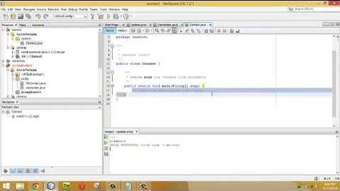 How to connect mysql database using java netbeans
