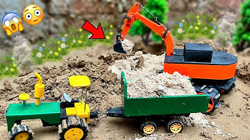 diy tractor JCB Machine | diy tractor JCB | tractor loading | water pump | Part- 3 @MiniCreative1